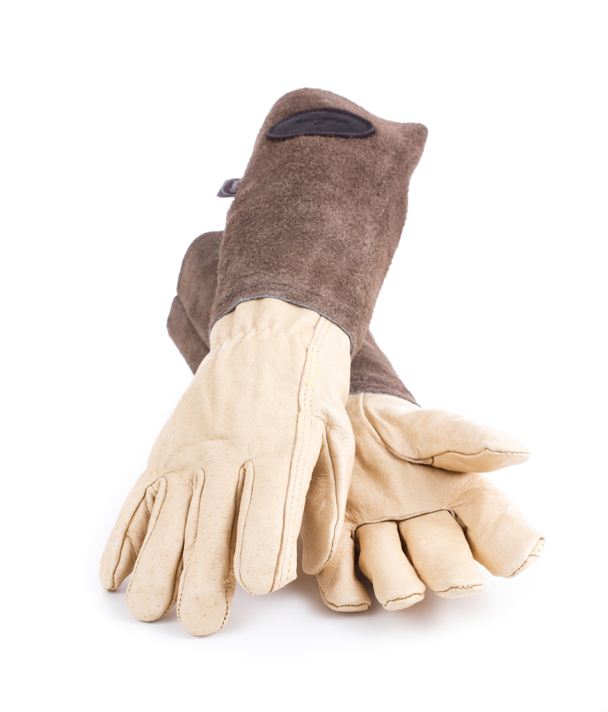 Gartenhandschuhe Wildleder Braun
